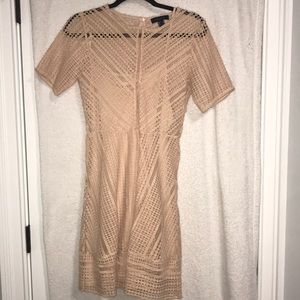 Mauve Peach Dress with slip